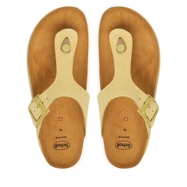 Japonki Scholl. Żółte japonki Scholl, bez wzorów. Za 255.99 zł.