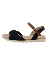 Tom Tailor Sandały w kolorze czarnym rozmiar: 36. Czarne sandały Tom Tailor, bez wzorów, klasyczne, z otwartym noskiem, bez obcasa, bez zapięcia. Za 141.19 zł.