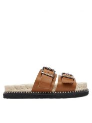 Castañer Espadryle Ter/261 025673 Brązowy. Brązowe espadryle Castañer, bez wzorów, ze skóry, bez obcasa. Za 599.99 zł.