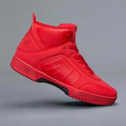 Buty do skateboardingu Epic Brands Red Lava. Czerwone buty do biegania EPIC, bez wzorów, z mikrofibry, bez zapięcia, do biegania. Za 605.50 zł.