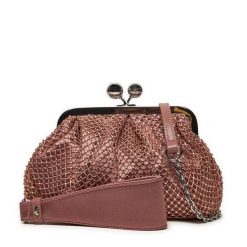 Torebka Weekend Max Mara. Brązowe kopertówki Weekend Max Mara, bez wzorów, wizytowe, bez dodatków. Za 1,239.00 zł.