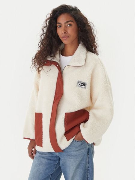 Quiksilver Kurtka przejściowa EQWPF03007 Biały Regular Fit. Białe kurtki Quiksilver, l, bez wzorów, z syntetyku, bez kaptura. Za 249.99 zł.