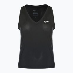 Tank top tenisowy damski Nike Court Dri-Fit Victory Tank. Niebieskie topy sportowe Nike, bez wzorów, tenisowe, dri-fit (nike). Za 179.99 zł.