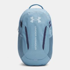 Plecak Under Armour Hustle 6.0. Niebieskie plecaki Under Armour, bez wzorów, bez dodatków. Za 209.99 zł.