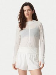 Adidas Bluza Soft Lux Sheer Hooded KS8005 Kremowy Slim Fit. Białe bluzy adidas, m, bez wzorów, z syntetyku, bez ramiączek, bez kaptura. Za 179.99 zł.