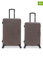 BlueStar 2-częściowy zestaw "Wagram" w kolorze brązowym rozmiar: onesize. Brązowe walizki BlueStar. Za 369.95 zł.