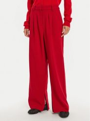 Herskind Spodnie materiałowe Rupert 5317668 Czerwony Relaxed Fit. Czerwone spodnie materiałowe Herskind, bez wzorów, z materiału. Za 569.99 zł.