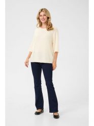 Cream Sweter "Blu" w kolorze kremowym rozmiar: XXL. Brązowe swetry Cream, xxl, bez wzorów, z wełny, bez ramiączek. Za 114.44 zł.