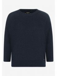 More & More Sweter w kolorze granatowym rozmiar: 36. Niebieskie swetry More & More, bez wzorów, bez ramiączek. Za 105.63 zł.
