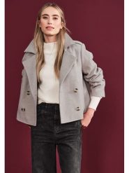 Street One Kurtka przejściowa w kolorze beżowym rozmiar: 40. Brązowe kurtki Street One, bez wzorów, street, bez kaptura. Za 232.78 zł.