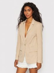 Brave Soul Marynarka LJK-TIFFANY Beżowy Regular Fit. Brązowe marynarki i żakiety Brave Soul, bez wzorów, z wiskozy, bez ramiączek. Za 129.99 zł.