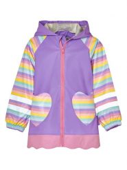 Playshoes Płaszcz przeciwdeszczowy w kolorze fioletowym rozmiar: 92. Różowe płaszcze Playshoes, bez wzorów, bez kaptura. Za 114.45 zł.