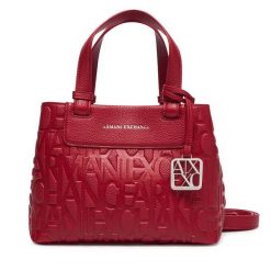 Torebka Armani Exchange. Czerwone torebki klasyczne Armani Exchange, bez wzorów, klasyczne, bez dodatków. Za 589.99 zł.
