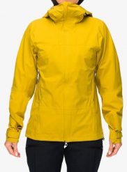 Kurtka przeciwdeszczowa damska Houdini BFF Jacket. Żółte kurtki Houdini, m, bez wzorów, z hardshellu, bez kaptura. Za 1,028.49 zł.
