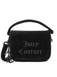 Juicy Couture Torebka BIJXT3264W5S Czarny. Czarne torebki klasyczne Juicy Couture, bez wzorów, z materiału, bez dodatków. Za 259.99 zł.