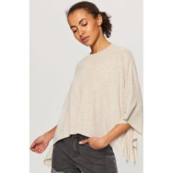 Bluzka z prążkowanej dzianiny - Beżowy. Bluzki marki Reserved. W wyprzedaży za 29.99 zł.