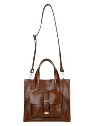 Wojas Skórzana torebka w kolorze jasnobrązowym - 30 x 27 x 11 cm rozmiar: onesize. Brązowe torebki klasyczne Wojas, bez wzorów, z materiału, przez ramię, bez dodatków. Za 373.35 zł.