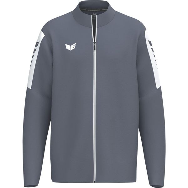 Erima Intro Kurtka Treningowa Junior Slate Grey. Szare kurtki Erima, bez wzorów, z materiału, sportowe, bez kaptura. Za 234.99 zł.