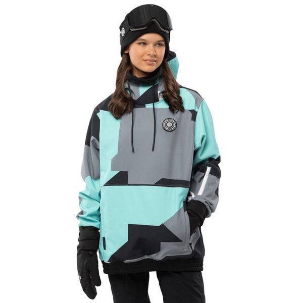 Kurtka snowboardowa damska W1-W Ushuaia. Niebieskie kurtki narciarskie SIROKO, xl, bez wzorów, z softshellu, bez kaptura, narciarskie. W wyprzedaży za 383.00 zł.