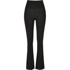 Legginsy Damskie Stretch Jersey Organic Bootcut. Czarne legginsy Urban Classics, bez wzorów, z jersey, sportowe. Za 104.99 zł.