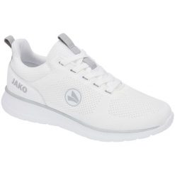 Buty damskie do biegania Jako Team Mesh. Białe buty do biegania JAKO, bez wzorów, z materiału, bez zapięcia, do biegania. Za 155.05 zł.