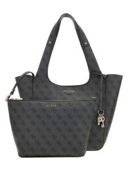 Guess Shopper bag w kolorze czarnym - 45 x 25 x 14 cm rozmiar: onesize. Czarne shopper bag Guess, z aplikacjami, z materiału, na ramię, bez dodatków. Za 434.99 zł.