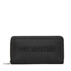 Portfel LOVE MOSCHINO. Czarne portfele Love Moschino, bez wzorów. Za 459.99 zł.