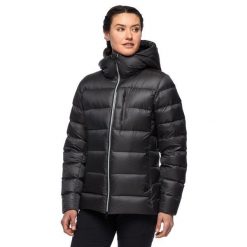 Kurtka puchowa damska Black Diamond Vision Down Parka. Czarne płaszcze Black Diamond, l, bez wzorów, z puchu, sportowe, bez kaptura. Za 979.99 zł.