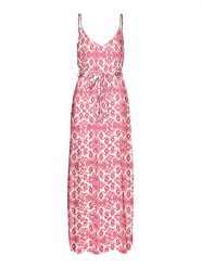 Vero Moda Sukienka w kolorze jasnoróżowo-białym rozmiar: S. Białe sukienki Vero Moda, s, bez wzorów, z tkaniny, bez kołnierzyka, bez ramiączek, maxi. Za 92.64 zł.
