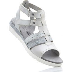 Wygodne sandały skórzane bonprix jasnoszary. Sandały marki NABAIJI. Za 109.99 zł.