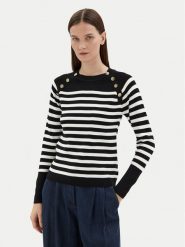 Motivi Bluzka M4286000723N Czarny Slim Fit. Czarne bluzki Motivi, m, bez wzorów, z wiskozy, bez kołnierzyka, bez ramiączek. Za 179.99 zł.