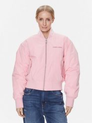 Tommy Jeans Kurtka bomber Classics DW0DW17240 Różowy Regular Fit. Czerwone kurtki Tommy Jeans, xs, bez wzorów, z jeansu, bez kaptura. Za 549.99 zł.