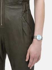 Liebeskind Zegarek kwarcowy w kolorze srebrno-błękitnym rozmiar: onesize. Szare, analogowe zegarki Liebeskind, ze stali. Za 282.99 zł.