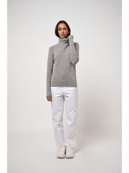 AUTHENTIC CASHMERE Kaszmirowy golf "Bise" w kolorze szarym rozmiar: XXL. Szare swetry AUTHENTIC CASHMERE, xxl, bez wzorów, z kaszmiru, bez ramiączek. Za 237.73 zł.