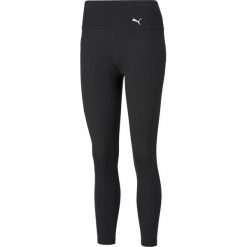 Damskie legginsy 7/8 Puma Favorite FOREVER. Czarne legginsy Puma, bez wzorów, z poliesteru, sportowe. Za 139.99 zł.