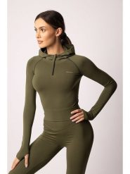 Spaio Bluza sportowa "Adapt" w kolorze khaki rozmiar: M. Brązowe bluzy z kapturem Spaio, m, bez wzorów, z materiału, bez kaptura, outdoorowe. Za 218.95 zł.