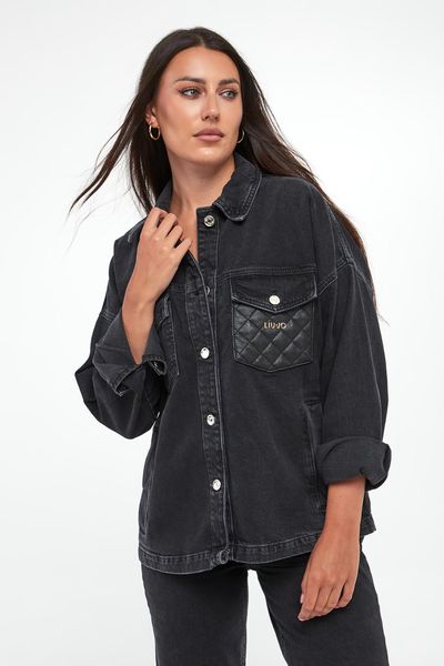 Kurtka damska jeansowa LIU JO. Kurtki Liu Jo, m, bez wzorów, z jeansu, bez kaptura. Za 1,169.00 zł.