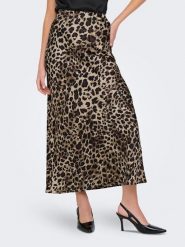 ONLY Spódnica w kolorze brązowo-beżowym rozmiar: S. Brązowe spódnice ONLY, na co dzień, s, bez wzorów, maxi, proste. Za 86.99 zł.