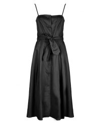 Armani Exchange Sukienka | 3GYA21 YNJHZ | Kobieta | Czarny. Czarne sukienki Armani Exchange, bez wzorów, z bawełny, bez kołnierzyka, bez ramiączek, dopasowane. W wyprzedaży za 399.00 zł.
