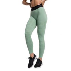 Legginsy treningowe damskie Gymshark Vision. Zielone bielizna termoaktywna damska Gymshark, bez wzorów. Za 169.99 zł.