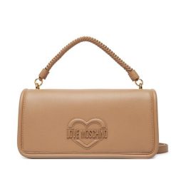 Torebka LOVE MOSCHINO. Brązowe torebki klasyczne Love Moschino, bez wzorów, klasyczne, bez dodatków. Za 1,009.00 zł.