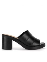 Lasocki Klapki RST-KSENIA-01 Czarny. Czarne klapki Lasocki, bez wzorów, z materiału, bez obcasa, bez zapięcia. Za 169.99 zł.