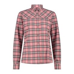 Damska koszula z długim rękawem CMP. Czerwone koszule CMP, l, bez wzorów, z materiału, eleganckie, bez kołnierzyka, bez ramiączek. Za 348.00 zł.
