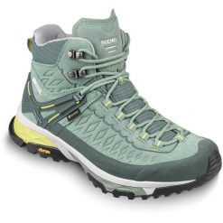 Buty damskie MEINDL Top Trail Lady Mid GTX, z membraną Gore-Tex. Zielone buty trekkingowe MEINDL, z gore-texu, bez zapięcia. Za 937.99 zł.