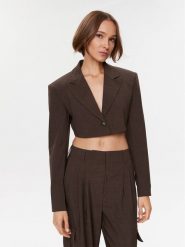 Herskind Marynarka Loreen 4911519 Brązowy Regular Fit. Brązowe marynarki i żakiety Herskind, bez wzorów, z syntetyku, bez ramiączek. Za 589.99 zł.