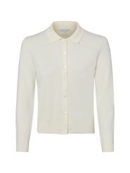 Marie Lund Kardigan Kobiety Bawełna (100%) biały, XXXL. Białe swetry Marie Lund, bez wzorów, z bawełny, bez ramiączek. Za 159.95 zł.