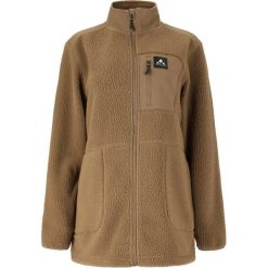 Damski długi polar Whistler Felis. Brązowe bluzy z polaru WHISTLER, bez wzorów, z polaru, narciarskie. W wyprzedaży za 312.50 zł.
