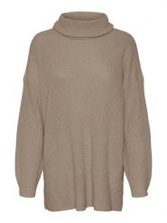 Vero Moda Golf w kolorze beżowym rozmiar: XL. Brązowe swetry Vero Moda, xl, bez wzorów, bez ramiączek. Za 52.67 zł.