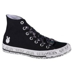 Trampki Damskie Chuck Taylor Hi All Star. Czarne trampki Converse, bez wzorów, z gumy, klasyczne, bez zapięcia. Za 405.99 zł.