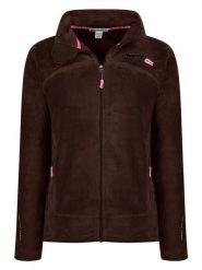 ANAPURNA Kurtka polarowa "Uternel" w kolorze ciemnobrązowym rozmiar: XL. Brązowe kurtki ANAPURNA, xl, bez wzorów, z polaru, bez kaptura. Za 73.99 zł.